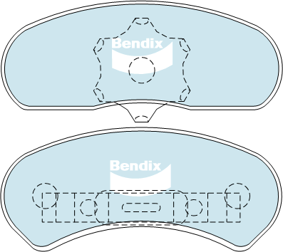 Bendix Ultimate Brake Pad Set Front DB6 ULT