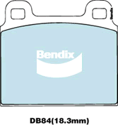 Bendix General CT Brake Pad Set Front DB84 GCT