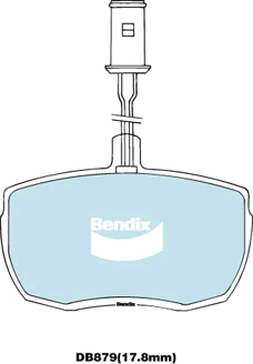 Bendix 4x4 Brake Pad Set Front DB879 -4WD