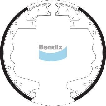 Bendix Brake Shoe Set BS1018