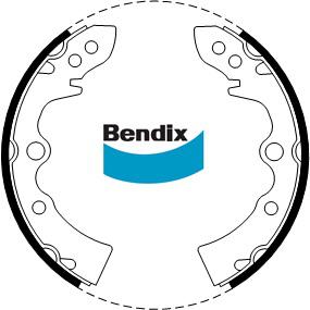 Bendix Brake Shoe Set BS1082