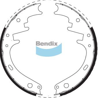 Bendix Brake Shoe Set BS1323