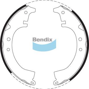 Bendix Brake Shoe Set BS1358