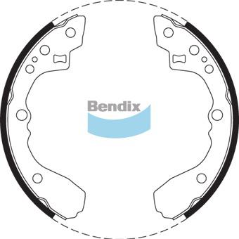Bendix Brake Shoe Set BS1409