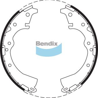 Bendix Brake Shoe Set BS1492