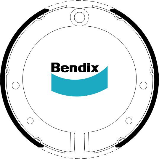 Bendix Brake Shoe Set BS1563