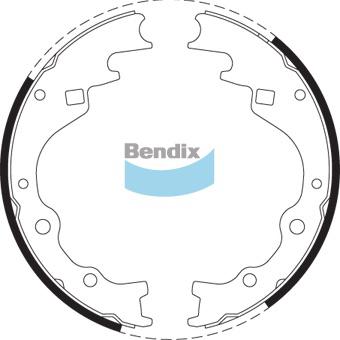 Bendix Brake Shoe Set BS1587