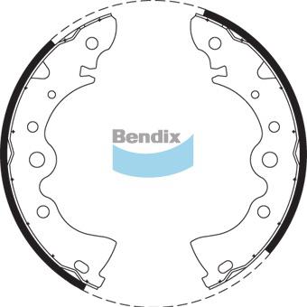 Bendix Brake Shoe Set BS1598