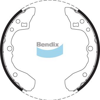 Bendix Brake Shoe Set BS1604
