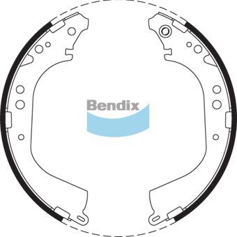 Bendix Brake Shoe Set BS1668