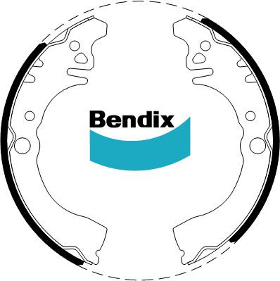Bendix Brake Shoe Set BS1673