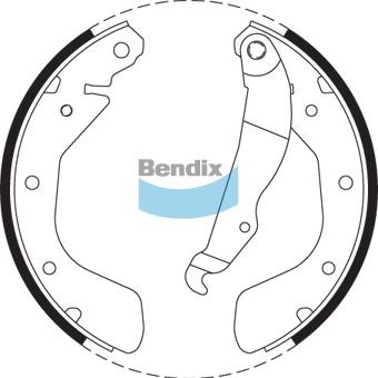 Bendix Brake Shoe Set BS1705