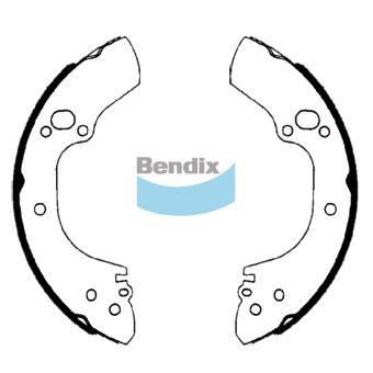 Bendix Brake Shoe Set BS1757