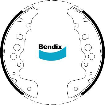 Bendix Brake Shoe Set BS1787