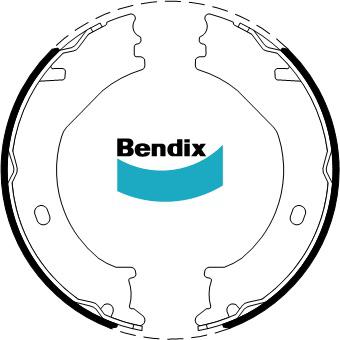 Bendix Brake Shoe Set BS1837