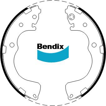 Bendix Brake Shoe Set BS1845