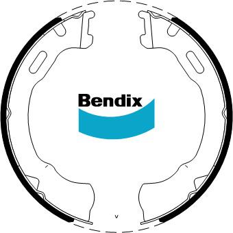 Bendix Brake Shoe Set BS1868