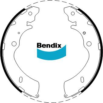 Bendix Brake Shoe Set BS5010
