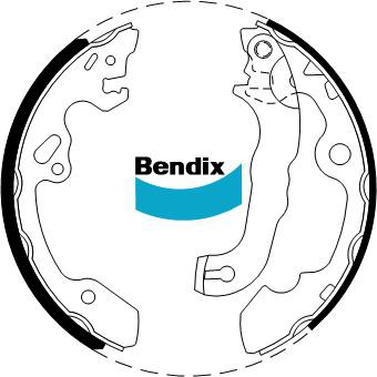 Bendix Brake Shoe Set BS5011