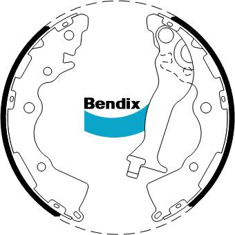 Bendix Brake Shoe Set BS5014