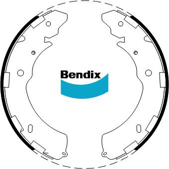 Bendix Brake Shoe Set BS5018