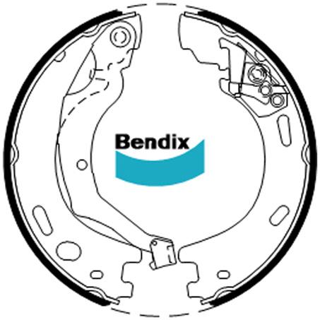 Bendix Brake Shoe Set BS5097