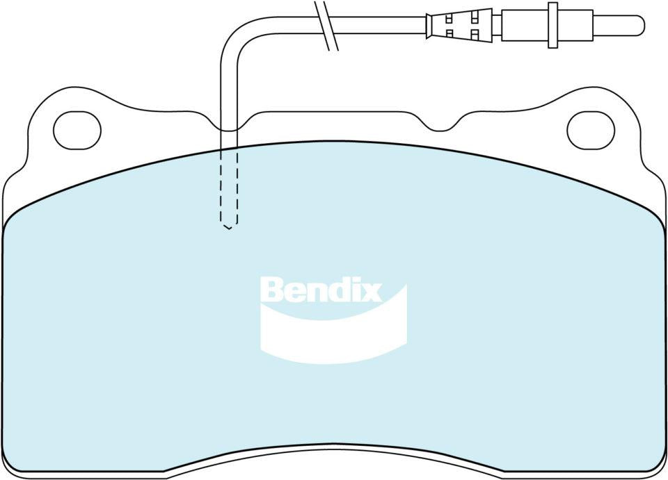 Bendix EURO Brake Pad Set Front DB2023 EURO+