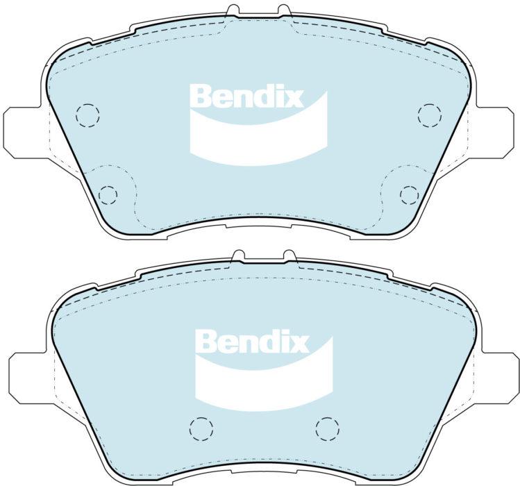 Bendix General CT Brake Pad Set Front DB2382 GCT
