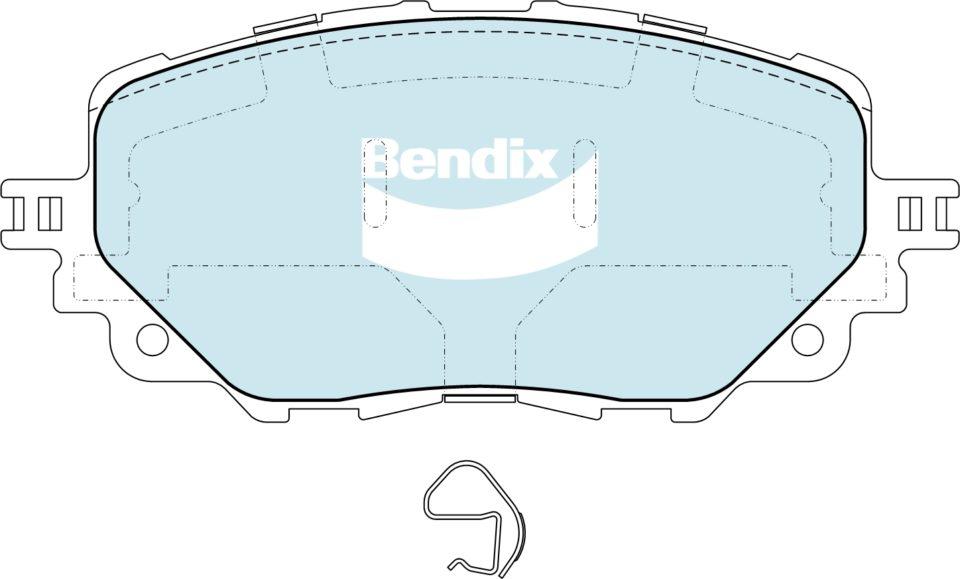 Bendix Ultimate Brake Pad Set Front DB2441 ULT