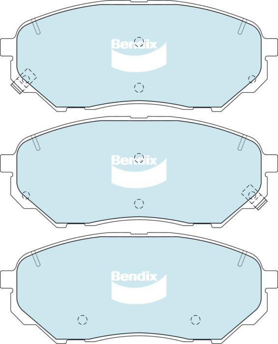 Bendix Ultimate Brake Pad Set Front DB2446 ULT