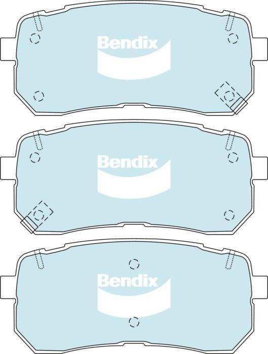 Bendix Heavy Duty Brake Pad Set Rear DB2447 HD