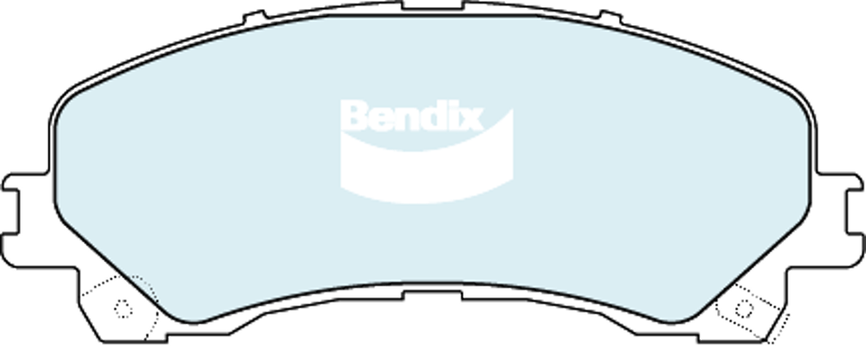 Bendix Ultimate 4WD Brake Pad Set Front DB2481 ULT4WD