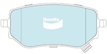 Bendix 4x4 Brake Pad Set DB2617 4WD