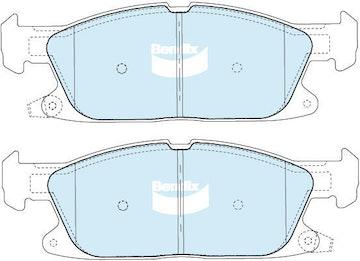 Bendix General CT Brake Pad Set Front DB2673 GCT