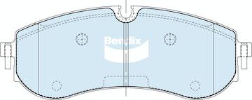 Bendix Heavy Duty Brake Pad Set Rear DB2684 HD