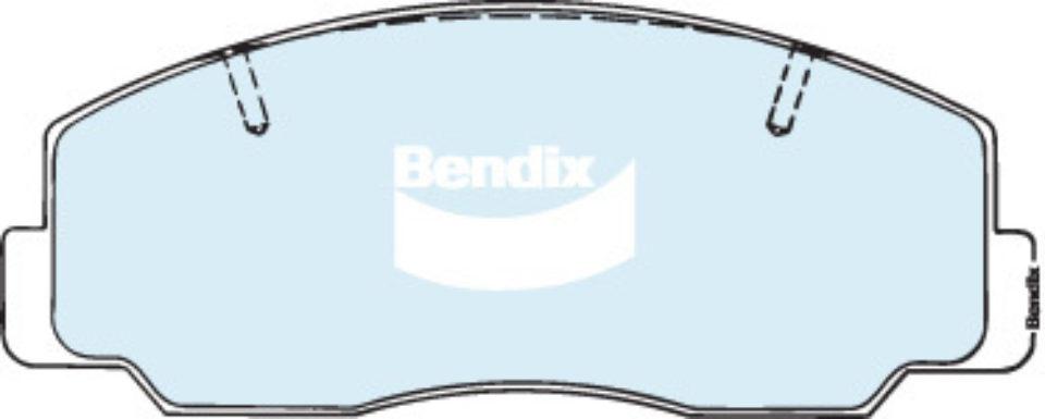 Bendix General CT Brake Pad Set Front DB271 GCT