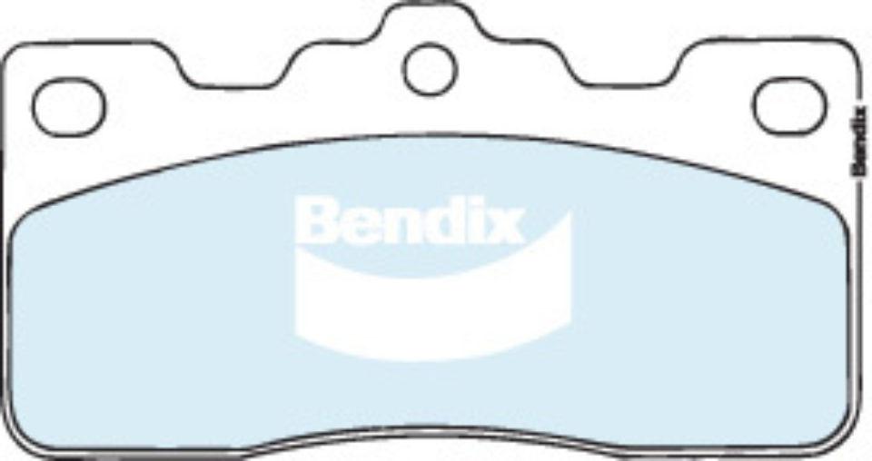 Bendix General CT Brake Pad Set Rear DB282 GCT