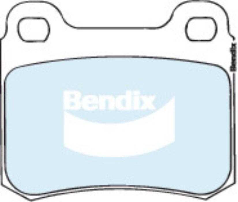 Bendix EURO Brake Pad Set Rear DB433 EURO+