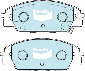 Bendix General CT Brake Pad Set Front DB1452 GCT