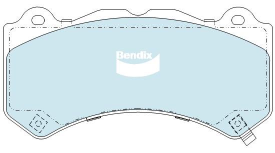 Bendix Ultimate Brake Pad Set Front DB2375 ULT