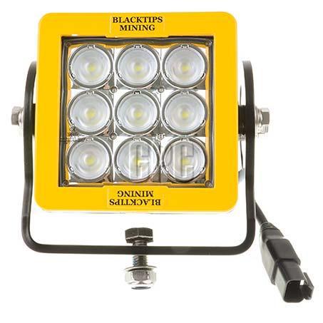 Blacktips Mining 9 LED Work Light IP69K 7W 60deg 132x145x101mm BIB070960