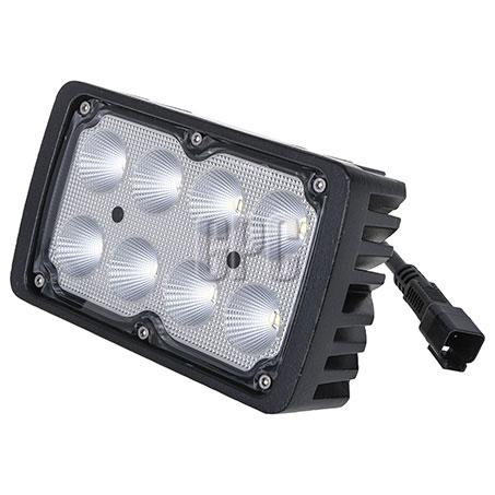 Blacktips Agricultural Rect 8 LED Work Light 40W Wide Flood Beam 152x92x70mm BLB0545V