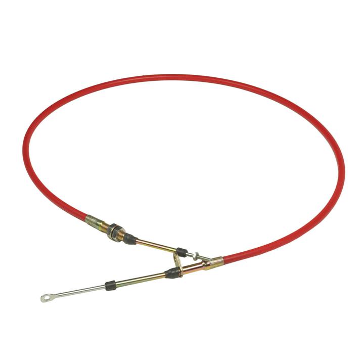 B&M Super Duty Race Shifter Cable Red 5Ft Length fits Most B&M Shifters Including Race Models BM80833