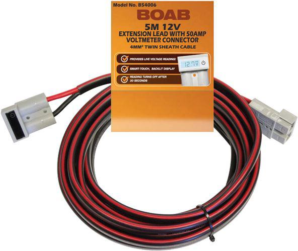 Boab HD Connector 50A 5M Extension Cable B54006