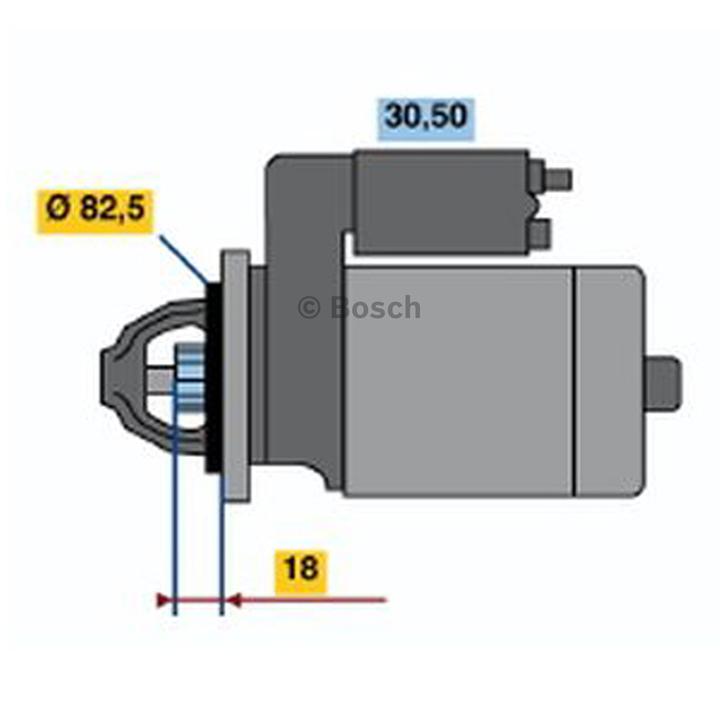 Bosch Starter Motor 0 001 110 138