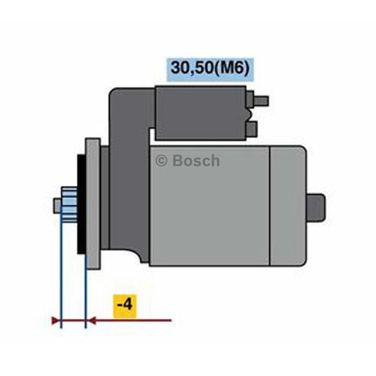 Bosch Starter Motor 0 001 121 443