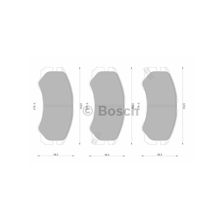 Bosch Blue Line Brake Pad Set Front DB1270BL
