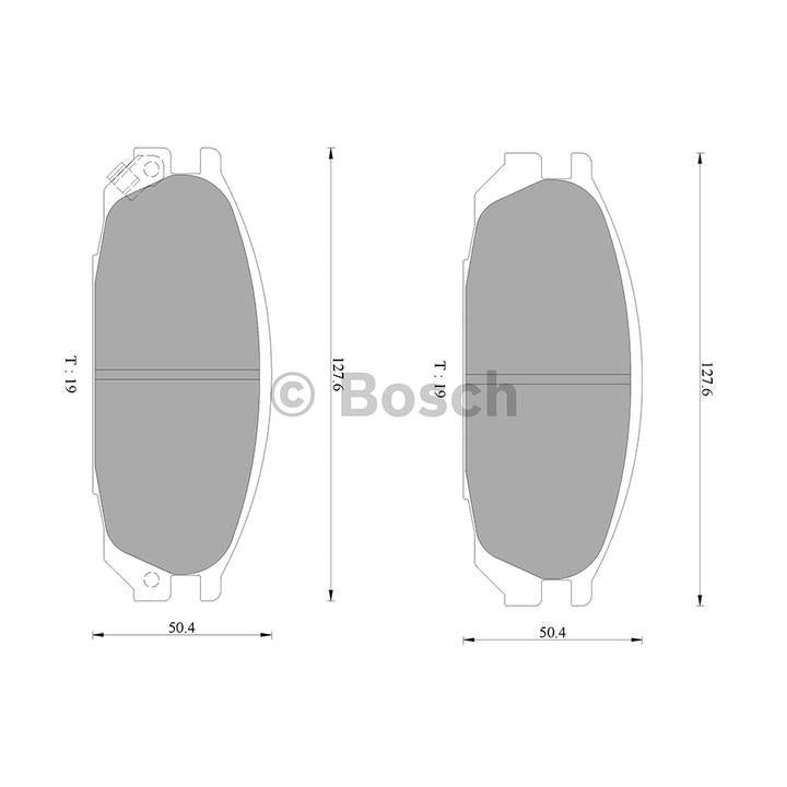 Bosch Blue Line Brake Pad Set Rear DB1146BL