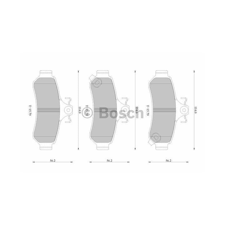 Bosch Blue Line Brake Pad Set Rear DB1475BL