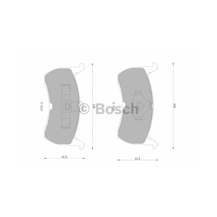 Bosch Blue Line Brake Pad Set Front DB1108BL